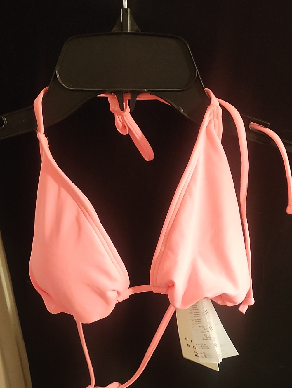 Billabong Neon Coral Triangle Bikini Top